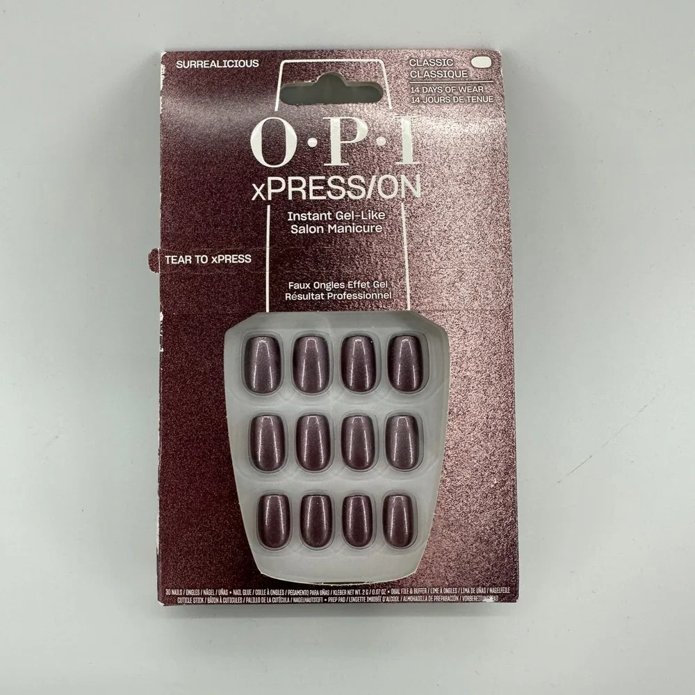 OPI xPRESS/ON Press-On Nails Surrealicious Classic Gel-Like Manicure NIB